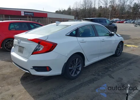 2020 Honda Civic Ex from USA, damaged, VIN 19XFC1F30LE023492